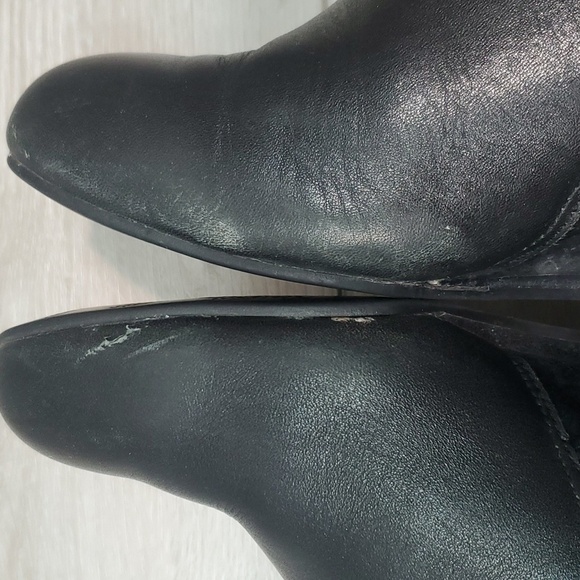 Vionic Women Shasta Ankle Leather Wedge Boots shoes sz 7 - Picture 10 of 16